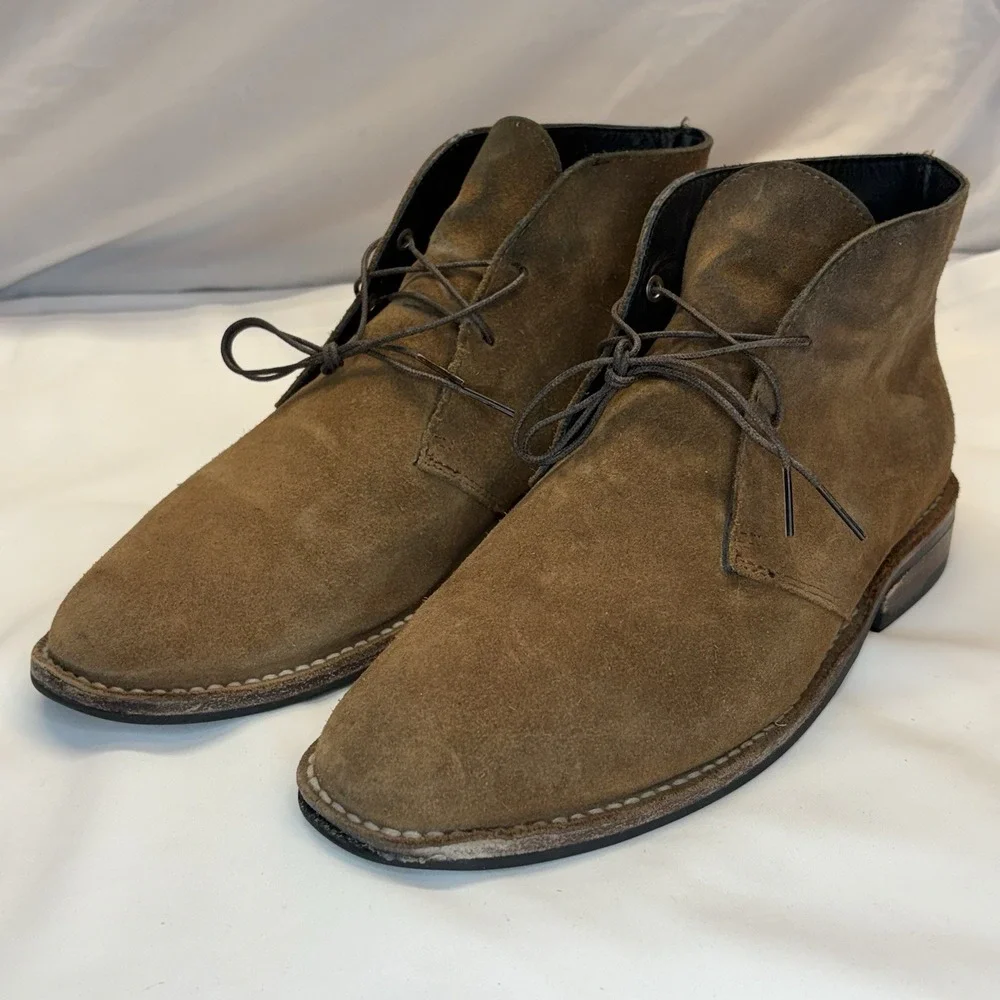 Thursday Scout Chukka Boots Men's US 8 D Cognac Suede Leather